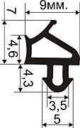 VEKA 254(рама +створка)